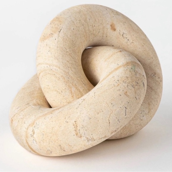 Studio McGee Other - NWOT STUDIO MCGEE LIMESTONE FIGURINE KNOT